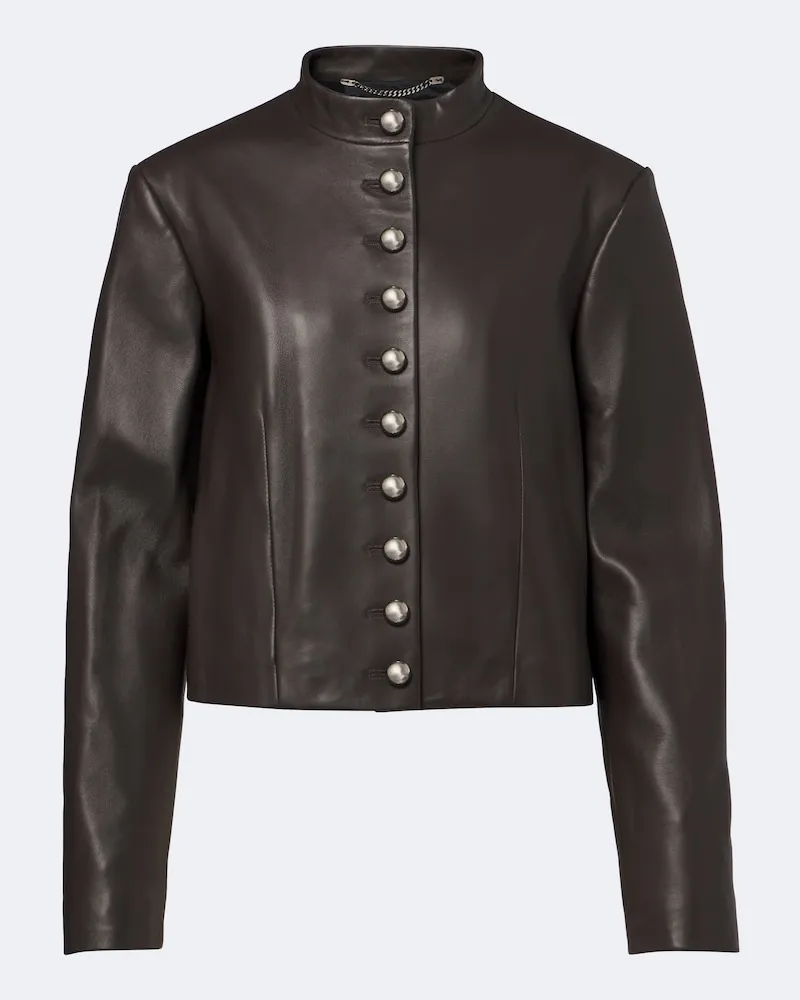 Altuzarra Giacca Dixon in pelle Marrone
