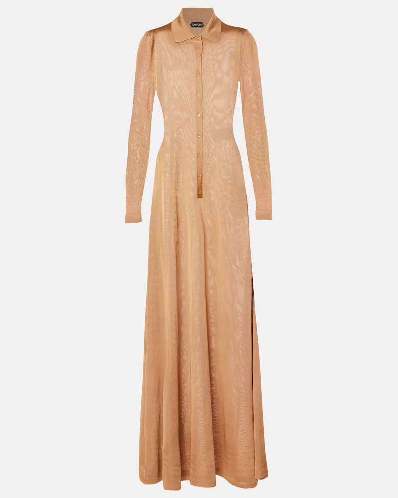 Tom Ford Abito polo in maglia Beige