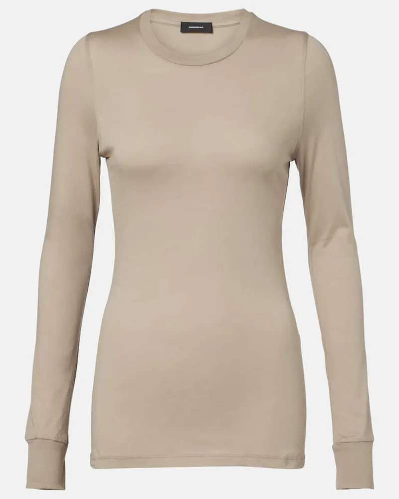 WARDROBE.NYC Top in cotone Verde