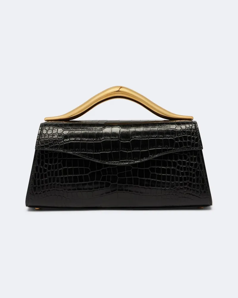 Elie Saab Borsa a mano The Petit Wave Small in pelle Nero