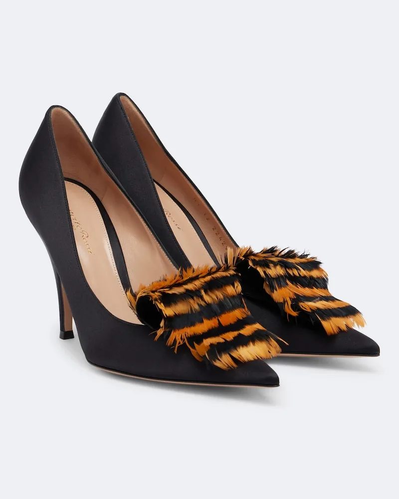 Gianvito Rossi Pumps in raso Nero