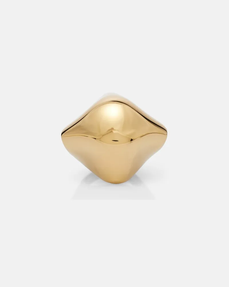 KHAITE Anello Lotus bagnato in oro Oro