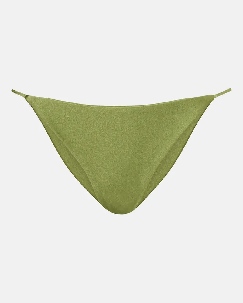 JADE SWIM Slip bikini Bare Minimum Verde