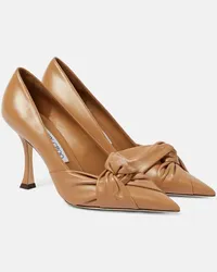 Jimmy Choo Pumps Hedera 90 in pelle Beige