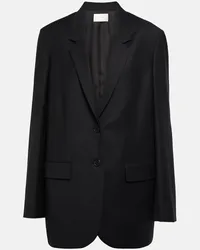 The Row Blazer Dustina in lana vergine Nero