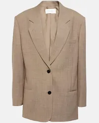 The Row Blazer monopetto Marina in lana vergine Beige