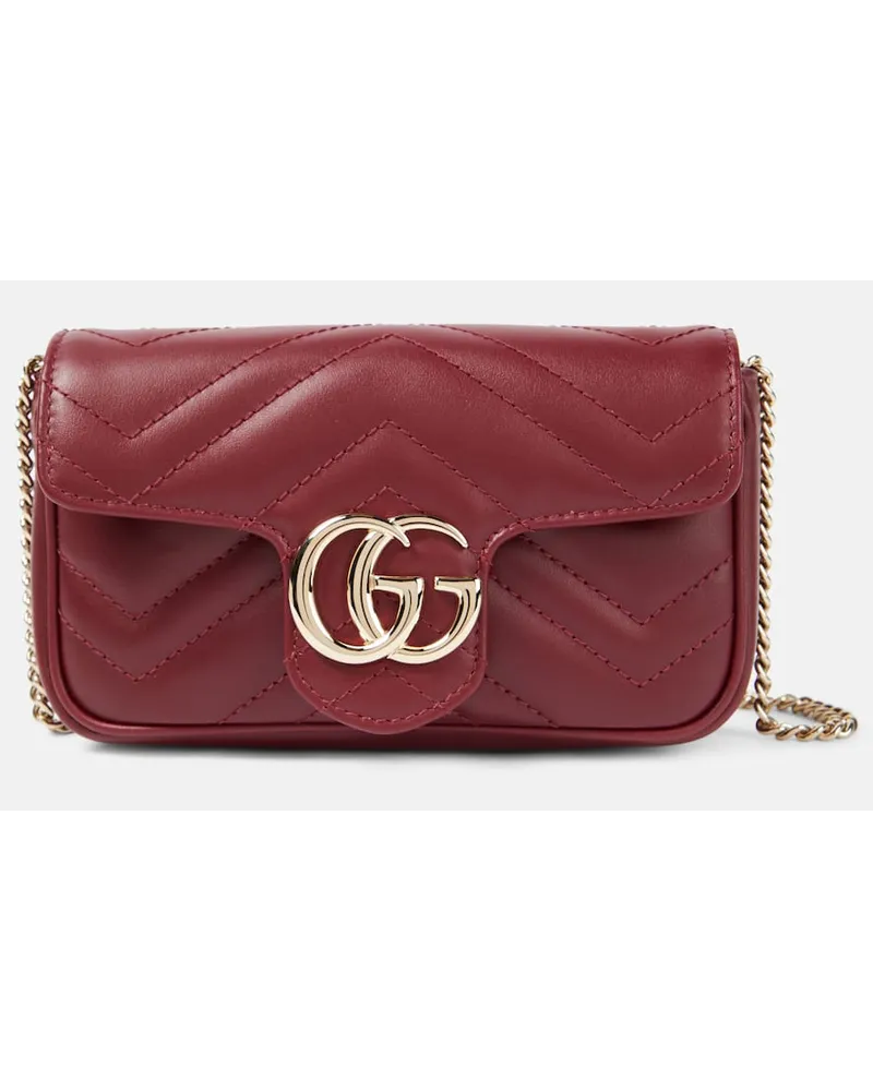 Gucci Borsa a spalla GG Marmont Mini Rosso