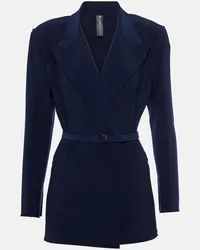 Norma Kamali Blazer doppiopetto Blu