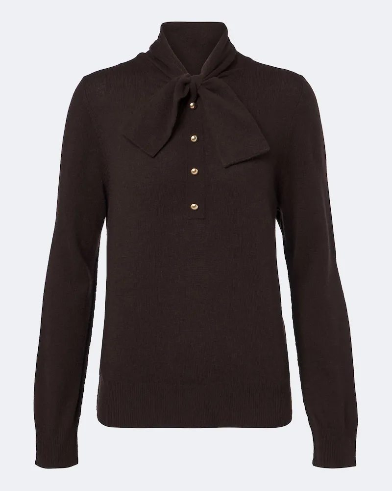 Jardin des Orangers Pullover in lana e cashmere Marrone