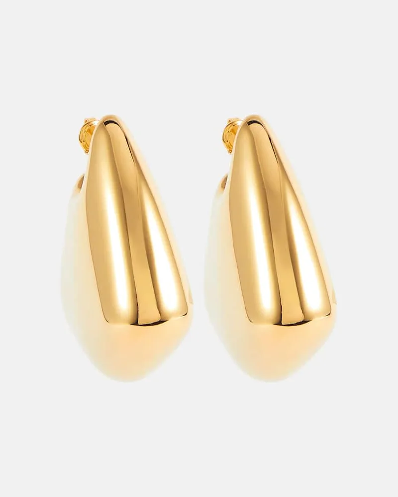 Bottega Veneta Orecchini Fin Large in argento sterling bagnato in oro 18kt Oro