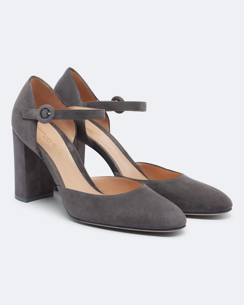 Gianvito Rossi Pumps in suede Grigio