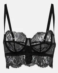 Dolce & Gabbana Top in pizzo Nero