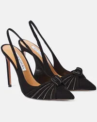 Aquazzura Pumps slingback Atelier in suede Nero