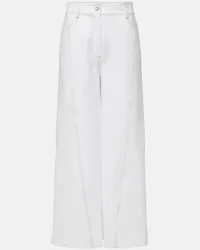 Max Mara Leisure - Pantaloni culottes in jersey Bianco