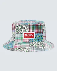 Kenzo Cappello da pescatore in cotone e seta Multicolore