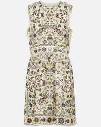 Tory Burch Miniabito in seta con stampa Multicolore