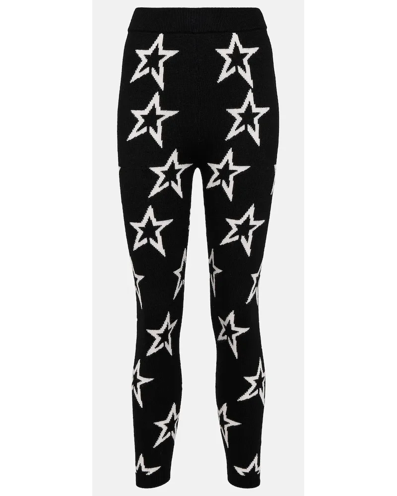 Perfect Moment Leggings Aster in maglia di lana Nero