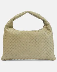 Bottega Veneta Borsa Hop Small in pelle Verde