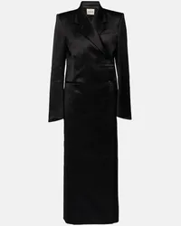 KHAITE Cappotto Kelton in raso Nero