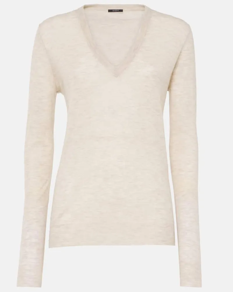 Joseph Pullover Cashair in cashmere Beige