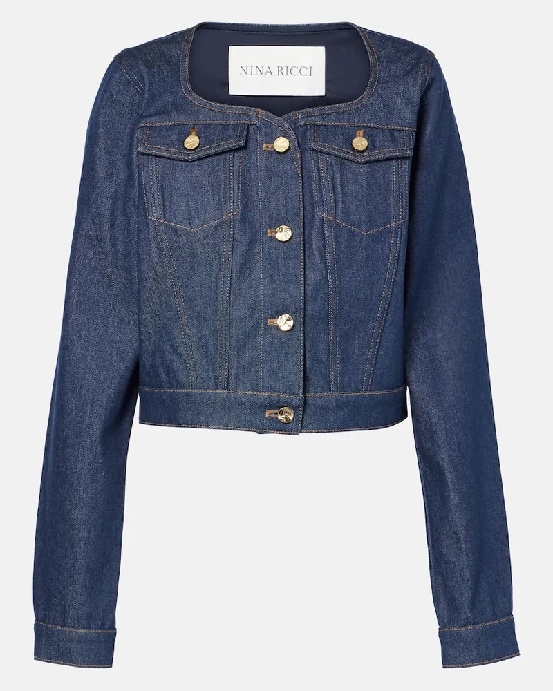 Nina Ricci Giacca di jeans Blu