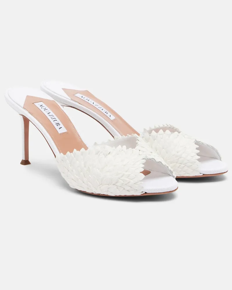 Aquazzura Sandali Rio Flirt in rafia Bianco