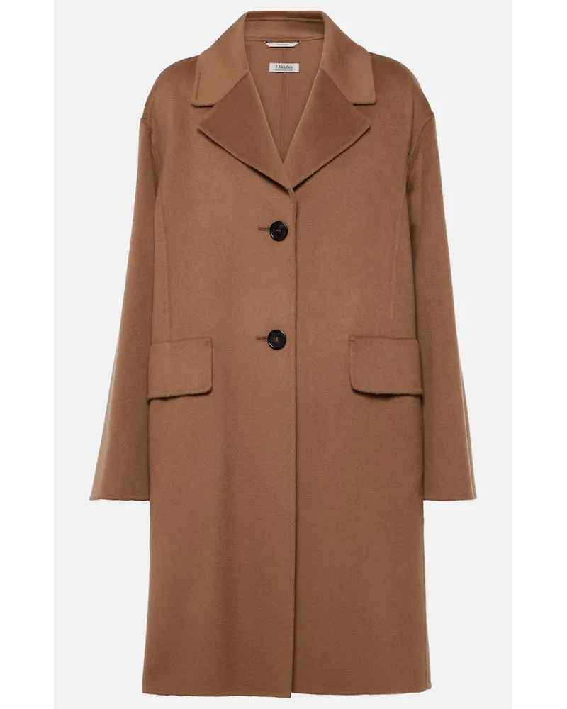 Max Mara Cappotto in lana Marrone
