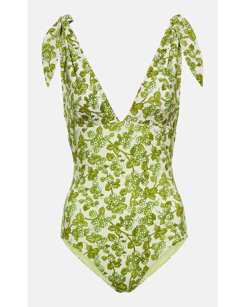 Etro Costume intero con stampa Verde