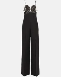 Stella McCartney Jumpsuit in pizzo sangallo Nero