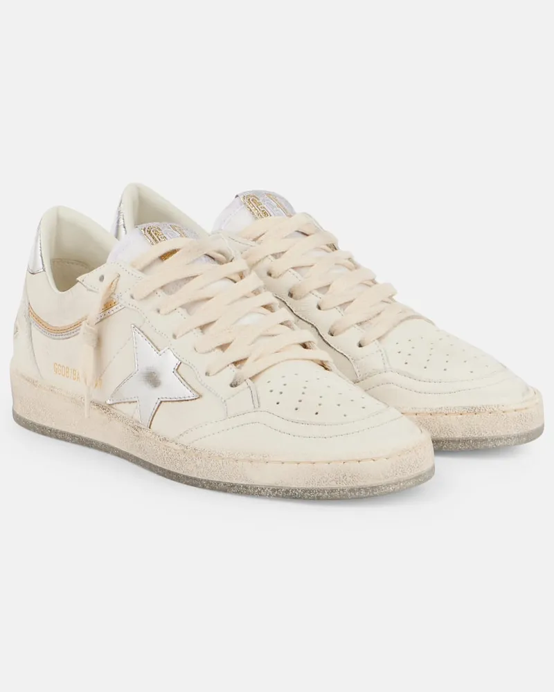 Golden Goose Sneakers Ball Star in pelle Bianco
