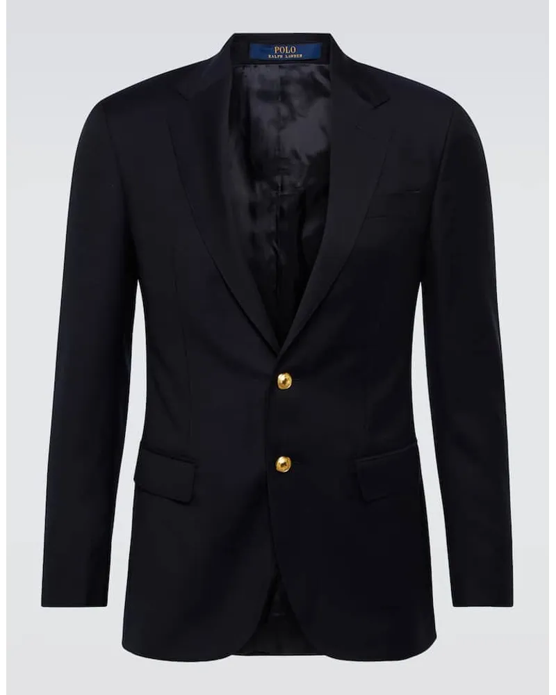 Ralph Lauren Blazer in twill di lana Blu