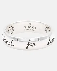 Gucci Anello Blind For Love in argento sterling Argento