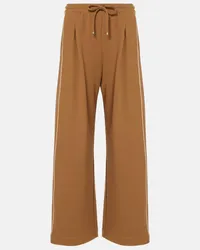 Max Mara Leisure - Pantaloni sportivi Curve Marrone