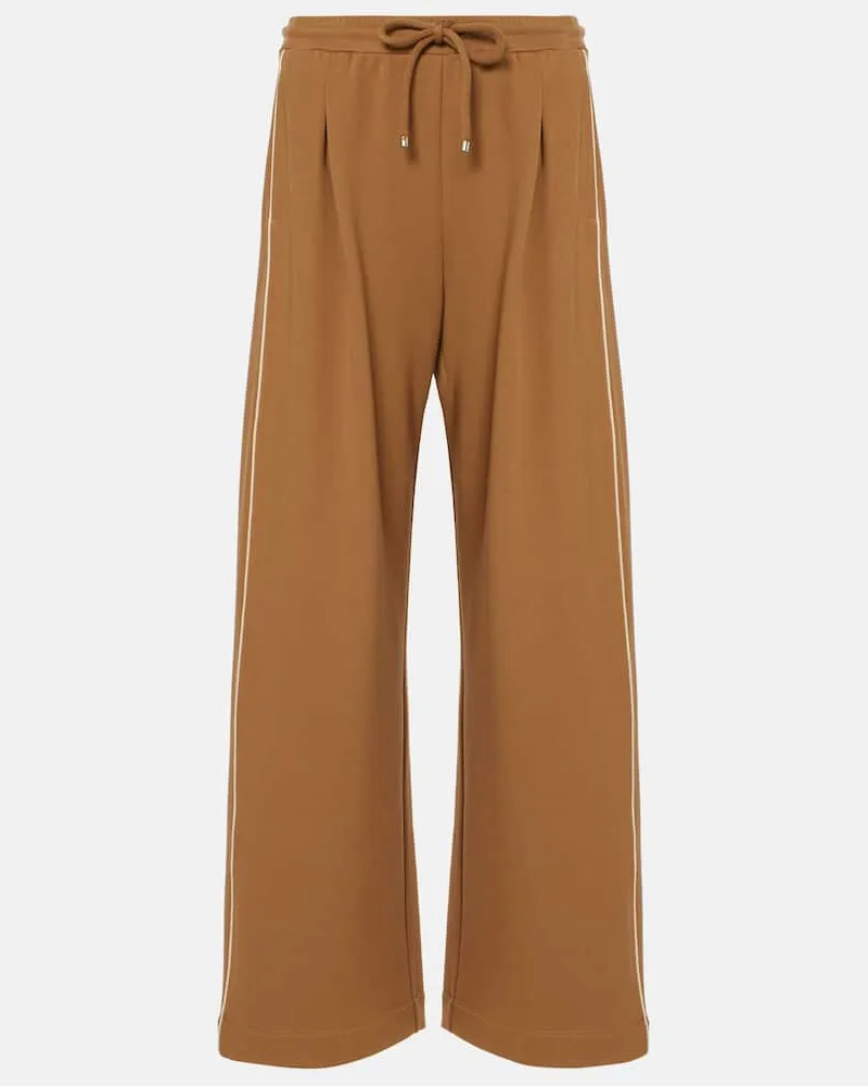Max Mara Leisure - Pantaloni sportivi Curve Marrone