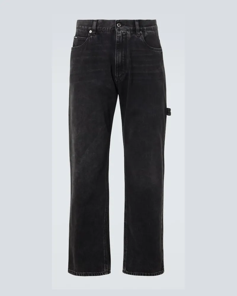 Dolce & Gabbana Jeans regular a vita media Nero