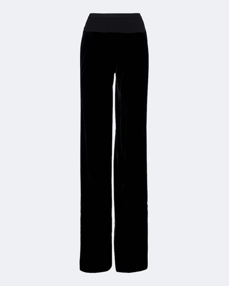 Rick Owens Pantaloni Bias a gamba larga Nero