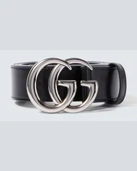 Gucci Cintura GG Marmont in pelle Nero