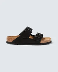 Birkenstock Sandali Arizona in suede Nero