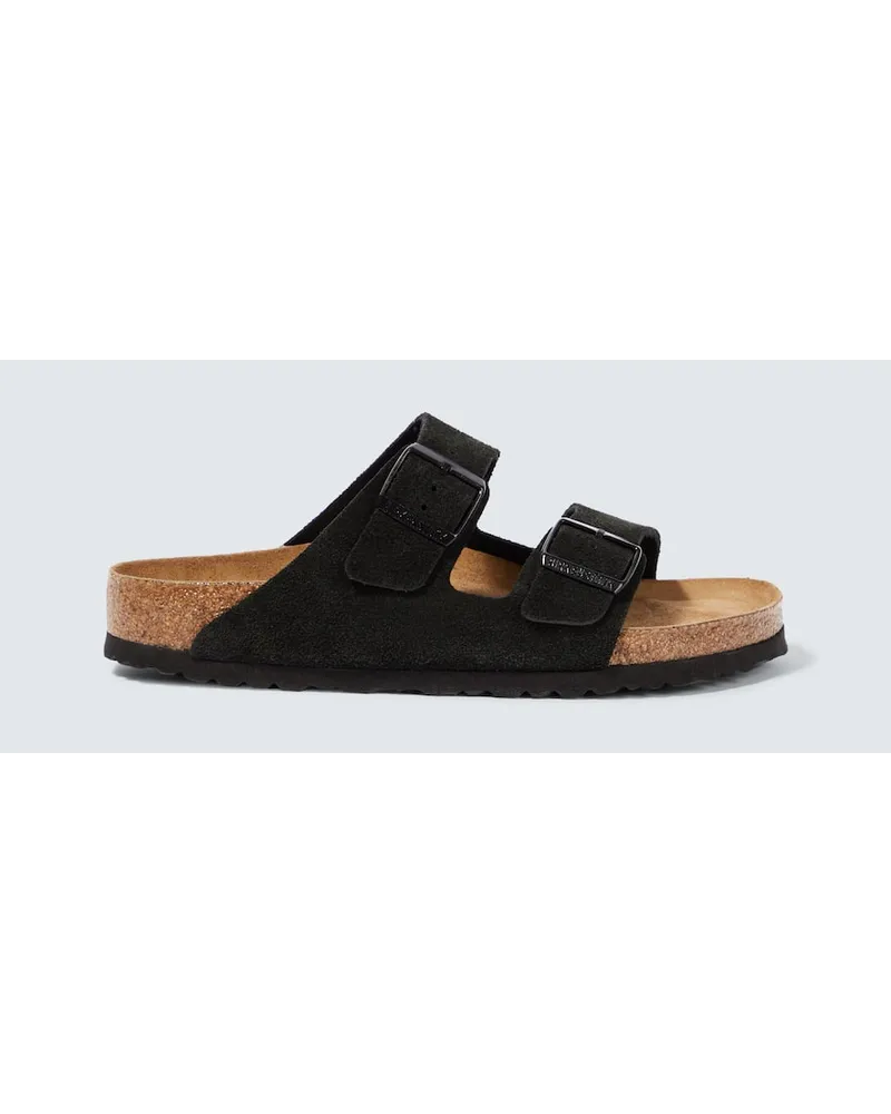 Birkenstock Sandali Arizona in suede Nero