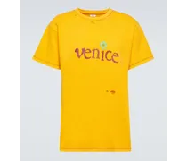 T-shirt Venice in cotone e lino