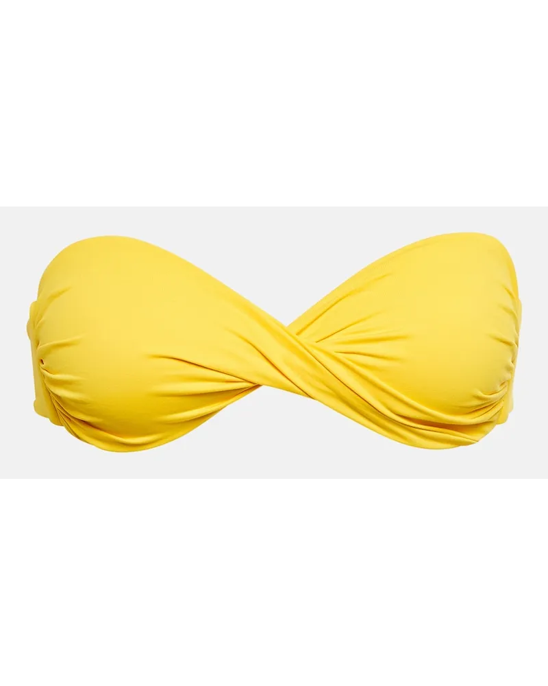 Melissa Odabash Top bikini Martinique Giallo