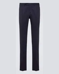 Canali Pantaloni in misto lana Blu