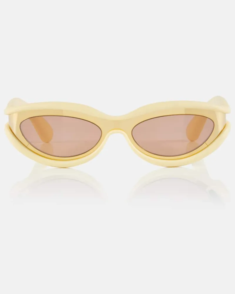 Bottega Veneta Occhiali da sole cat-eye Hem Oro