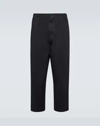 Comme des Garçons Comme des Garçons Homme Deux Pantaloni regular a vita media Blu