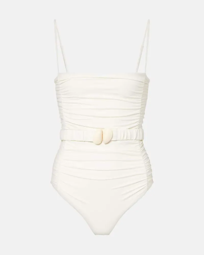 Johanna Ortiz Costume intero Whispering Tides Bianco