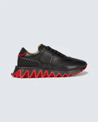 Christian Louboutin Sneakers Loubishark in pelle Nero