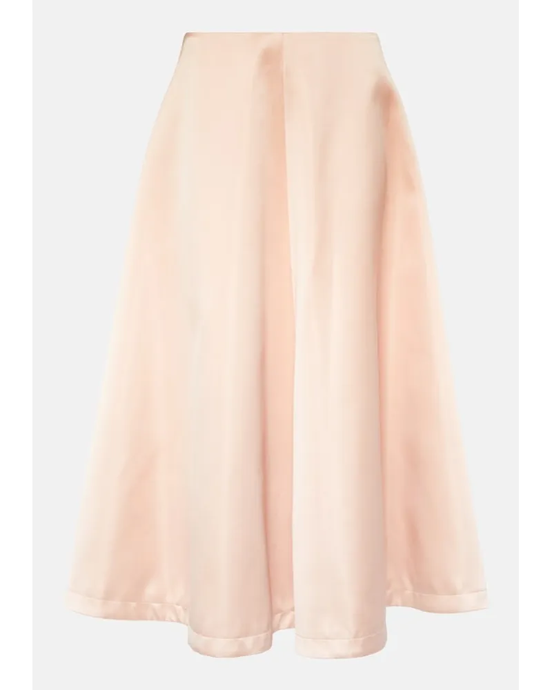 Altuzarra Gonna midi Varda in raso Rosa