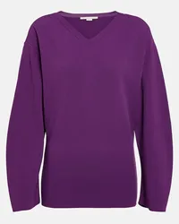 Stella McCartney Pullover oversize in jersey Viola