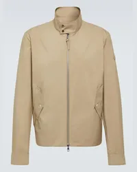 Moncler Giacca Chaberton con pelle Beige