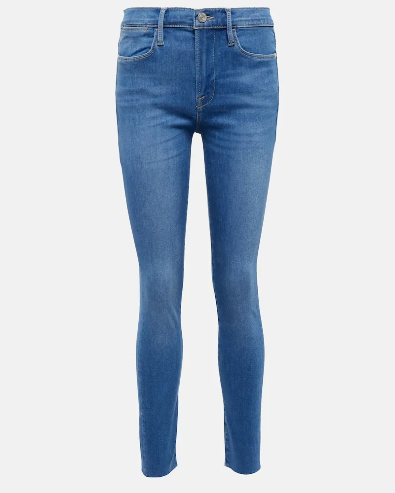 Frame Denim Jeans Le High Skinny Raw After Blu